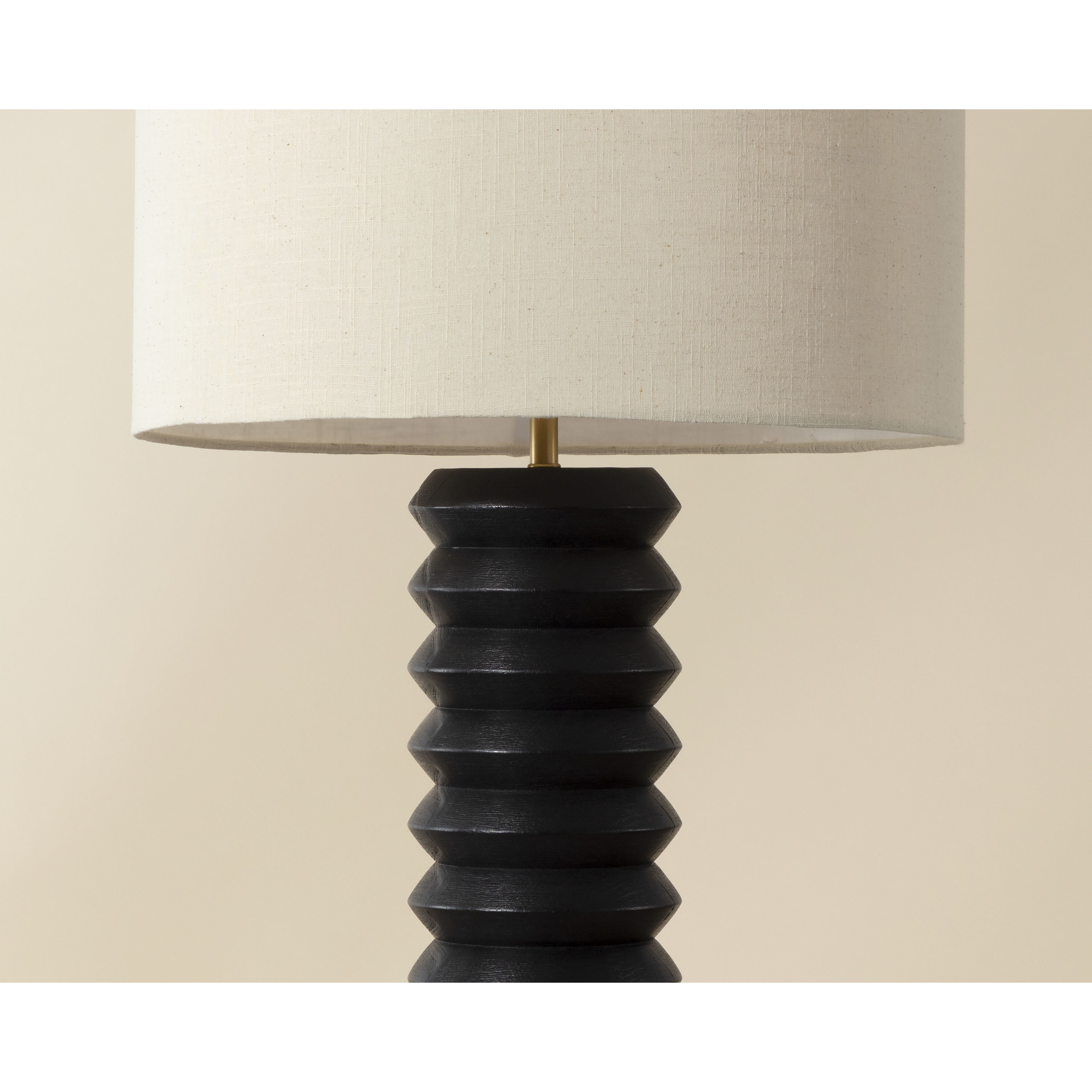 Oletto 29.5 inch 100.00 watt Beige / Black Table Lamp Portable Light